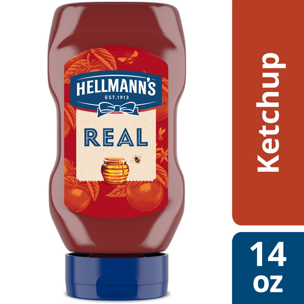 Hellmann's Real Ketchup Sweetened Only with Honey 14 oz