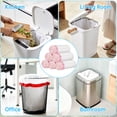 thumbnail image 5 of 13 Gallon Trash Bags Rose Scented (110 Count), Tall Kitchen Drawstring Garbage Bags ,Ultra-Flexible, Leak and Odor-Resistant High Density  Garbage Bags (White), 5 of 7