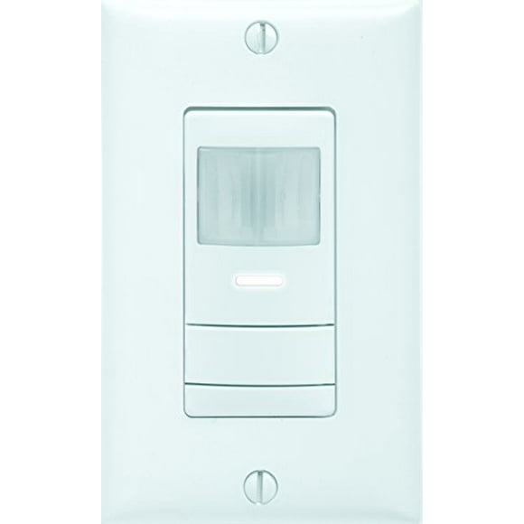 Sensor Switch WSX PDT 2P WH Dual Detection Occupancy Two Pole Wall Switch Sensor, White