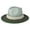 green, variant on Women's Two-Tone Felt Fedora Hat: Imitation Pearl Trim Wide Brim Vintage Elegant Cap for Party WeddingDaily