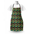 thumbnail image 3 of Butterfly Apron, Colorful Silhouettes and Outlines Insect Animals of the Spring Season Pattern, Unisex Kitchen Bib with Adjustable Neck for Cooking Gardening, Adult Size, Multicolor, by Ambesonne, 3 of 4