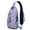 Sky-blue-38, variant on Ocean Turtle and Coral Reef Print Sling Bag, Lightweight Crossbody Backpack with Tropical Nautical Design, Adjustable Strap, Multiple Compartments for Travel and Gym