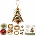 thumbnail image 3 of Uemqzd DIY Christmas Ornament Kit, Beaded Holiday Decoration Craft Set with All Materials & Instructions, Beginner Friendly Christmas Tree Hanging Decor for Ki ds Adults Family Craft Gift, 3 of 4
