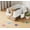 White, variant on Rugerasy Stainless Steel Cat Litter Box,Large Enclosed Metal Litter Box with with Lid & Scoop,Extra Large,High Sided,Non-Stick Metal Pan,Leak-Proof Splash Guard,Black