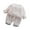 Beige, variant on XASZHN 2 Piece Toddler Kids Boys Girls' Winter Pyjama Set Warm Flannel Sleepwear Set Tops Pants Outfits Soft Pyjamas Outfits Beige 7-8 Years