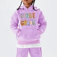 thumbnail image 5 of Ruyang Kids 1st Grade Back to School Hoodies Long Sleeve First Day of School Pullover Sweatshirts Cute Preppy Hoodie, 5 of 7