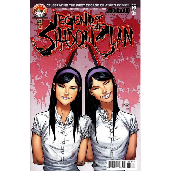 Legend of the Shadowclan #3A VF ; Aspen Comic Book