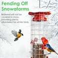 thumbnail image 2 of Birdkiss Squirrel-Proof Metal Bird Feeder - 4 Weight-Activated Perches, 3LBs Capacity, Outdoor Hanging Decor for Garden & Finch, 2 of 7