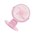 thumbnail image 4 of Tabletop Fan Low Noise Mini Portable Mini Portable Fans 360-degree Rotation USB Rechargeable Student Air Cooling for Bedroom Office School Pink, 4 of 7