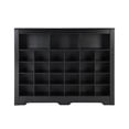 thumbnail image 5 of Shoe Cabinet, 24 Pair Freestanding Shoe Rack Storage Organizer, Modern Shoe Storage Cabinet with Shelves for Hallway Bedroom Closet Entryway (Black), 5 of 9