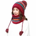 thumbnail image 1 of Maoww Ensemble de Bonnets d'Hiver pour Femmes Adultes Cyclisme Extérieur Course Bonnets Chauds Écharpe, 1 of 9