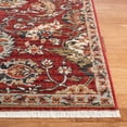 thumbnail image 3 of SAFAVIEH Herat Lynette Oriental Area Rug, Rust/Ivory, 6'7" x 6'7" Square, 3 of 8