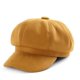 thumbnail image 1 of Sombrero octogonal CHAO de terciopelo de gamuza para mujer otoño e invierno estilo coreano, 1 of 5