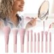 thumbnail image 1 of Set de brochas de maquillaje para ojos, mejillas y herramientas de belleza para difuminar base y aplicar polvos, 1 of 7