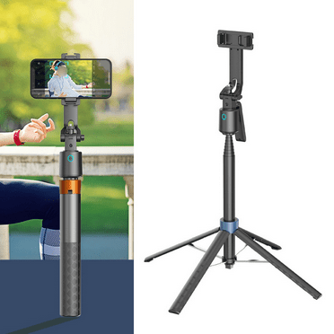 Fakrich Extendable Auto Face Tracking Tripod 360° Rotation with Light, 70.9" Motion Sensor Phone Tripod Stand, Face Body Phone Camera Mount for Vlog/Video Recording