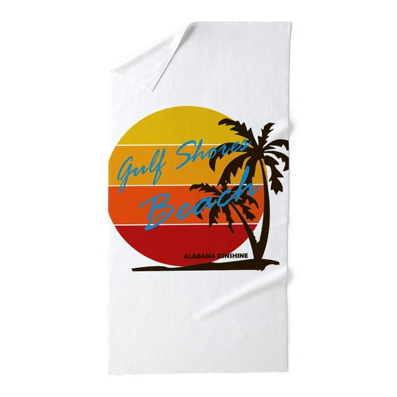 CafePress - Alabama Gulf Shores - Large Beach Towel, Soft 30"x60" Towel with Unique Design