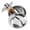 Sliver, variant on Round Recessed Door Lock 304 Stainless Steel Hidden Recessed Cup Door Handle Keyless Recessed Door Pull Latch Knob Round Embedded Concealed Door Pull for Bathroom Bedroom