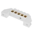 thumbnail image 3 of 10pcs 5 Hole Bridge Design Electrical Distribution Wire Screw Brass Terminal Block Connectors High Capacity for Various Projects, 3 of 7