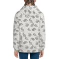 thumbnail image 6 of Rocae Hand Drawn Squirrel for Zip Up Hoodies for Teen Sweatshirt with Hood-Medium, 6 of 6