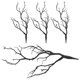 thumbnail image 2 of Artificial Tree Branches for Decoration Never Wither Beauty Black 4pcs, 2 of 5