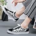 thumbnail image 6 of CHICVOMEY Low Top Fashion Sneakers for Women Canvas Tennis Shoes Lace Up Casual Walking Sneakers Comfort with Non-Slip Flexible Sole, 6 of 7