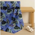 thumbnail image 4 of Soimoi Cotton Cambric Fabric Leopard Skin,Monstera & Palm Leaves Tropical Print Fabric by The Yard 56 Inch Wide, 4 of 7