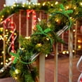 thumbnail image 4 of Bridas navideñas de 50 cm | Bridas decorativas de nailon flexibles y reutilizables para barandillas y coronas | Paquete de 20 decoraciones navideñas, 4 of 4