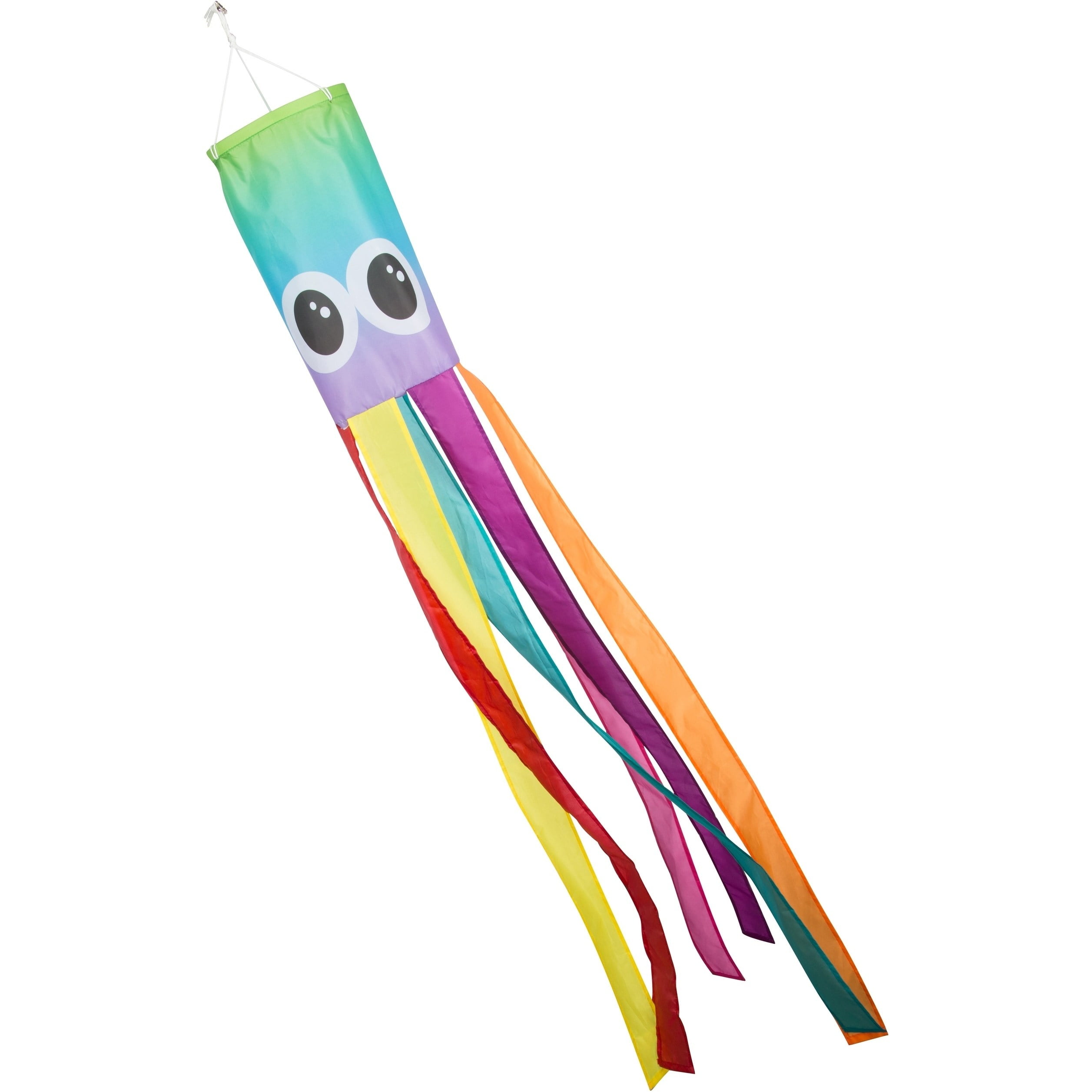 Trademark Innovations Breezy and Whimsical Octopus Windsock - 60 Inches - Blows in the wind By
