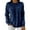 Navy, variant on UJNDER Winter Thermal Flannel Shirt for Plus Size Long Sleeve Pullover Top Soft Brushed Blouse Cozy Warm Loungewear Casual Comfort Fit Full Coverage Tunic Style for Cold Weather Womens Tops Blue M