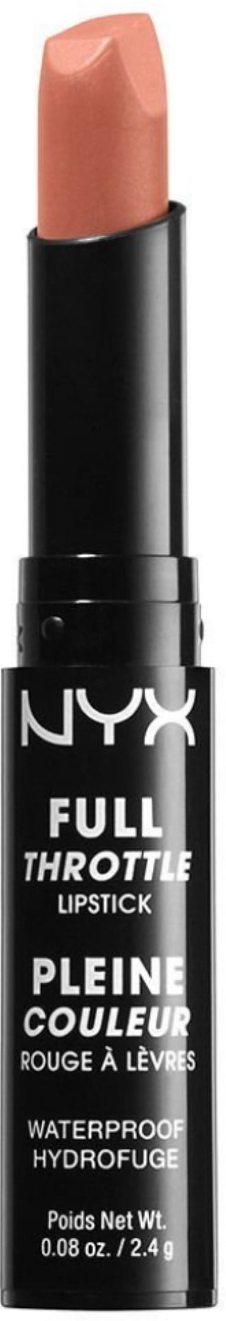 NYX Professional Makeup Full Throttle Lipstick, Sidekick 0.08 oz
