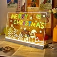 thumbnail image 7 of LED light up acrylic message board Erasable USB Children's Drawing Board DIY Tools for Birthday Gifts Bar Advertising Boards, 7 of 7