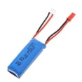 thumbnail image 2 of 7.4V Lithium Battery, RC Lipo Battery 450mAh JST Red Plug High Capacity Overcharge Protection Long Lasting Power Li   for 1:28 RC Cars, 2 of 7