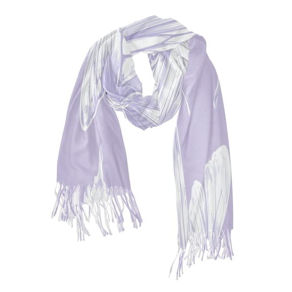 Pastel Butterflies Soft Stylish Scarf 86.6''x30.7'' Lightweight and Warm, Breathable