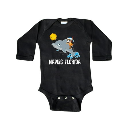 

Inktastic Naples Florida Vacation Gift Baby Boy or Baby Girl Long Sleeve Bodysuit