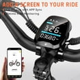 thumbnail image 3 of HOVSCO HovAlpha 26" Fat Tire Electric Bike, 750W Electric Mountain Bike for Adults, 48V/20AH Samsung/LG Battery, APP Control, UL2849, Deep Red, 3 of 7