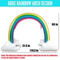 thumbnail image 2 of Inflatable Rainbow Cloud Sprinkler Toys, 8 x 5.5 Ft Summer Sprinkler Backyard Water Park Supply for Kids 103, 2 of 3