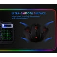 thumbnail image 4 of SOMNR Extended RGB Gaming Mouse Pad Large Glowing Led Soft Mouse Pads Oversized Mousepad, Non-Slip Rubber Base Computer Keyboard Pad Mat 35.4x15.7inches Large Gaming Pad, Waterproof, 4 of 8