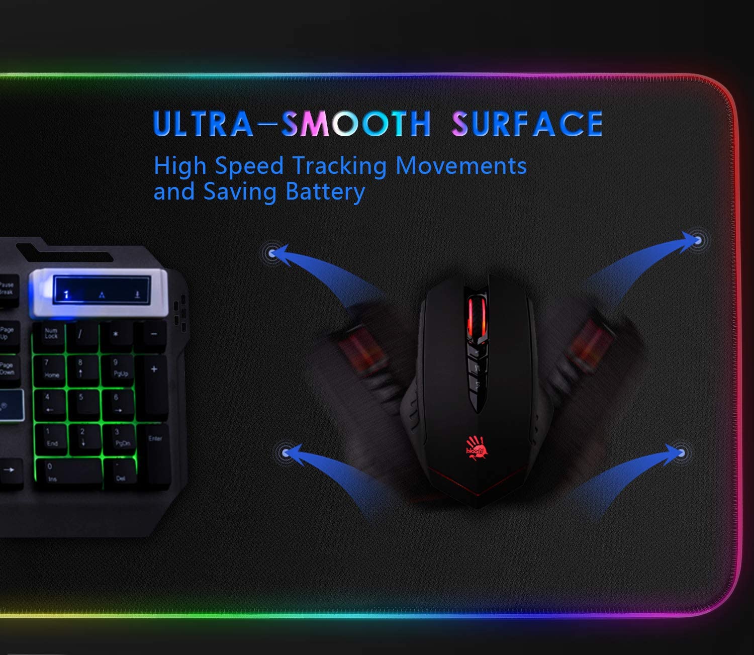 Somnr Extended RGB Gaming Mouse Pad 35.4x15.7 Inches photo 4