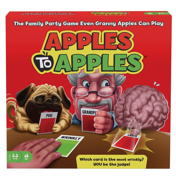 Apples To Apples Party In A Box Card Game For 4 8 Players Ages 12y Walmart Com