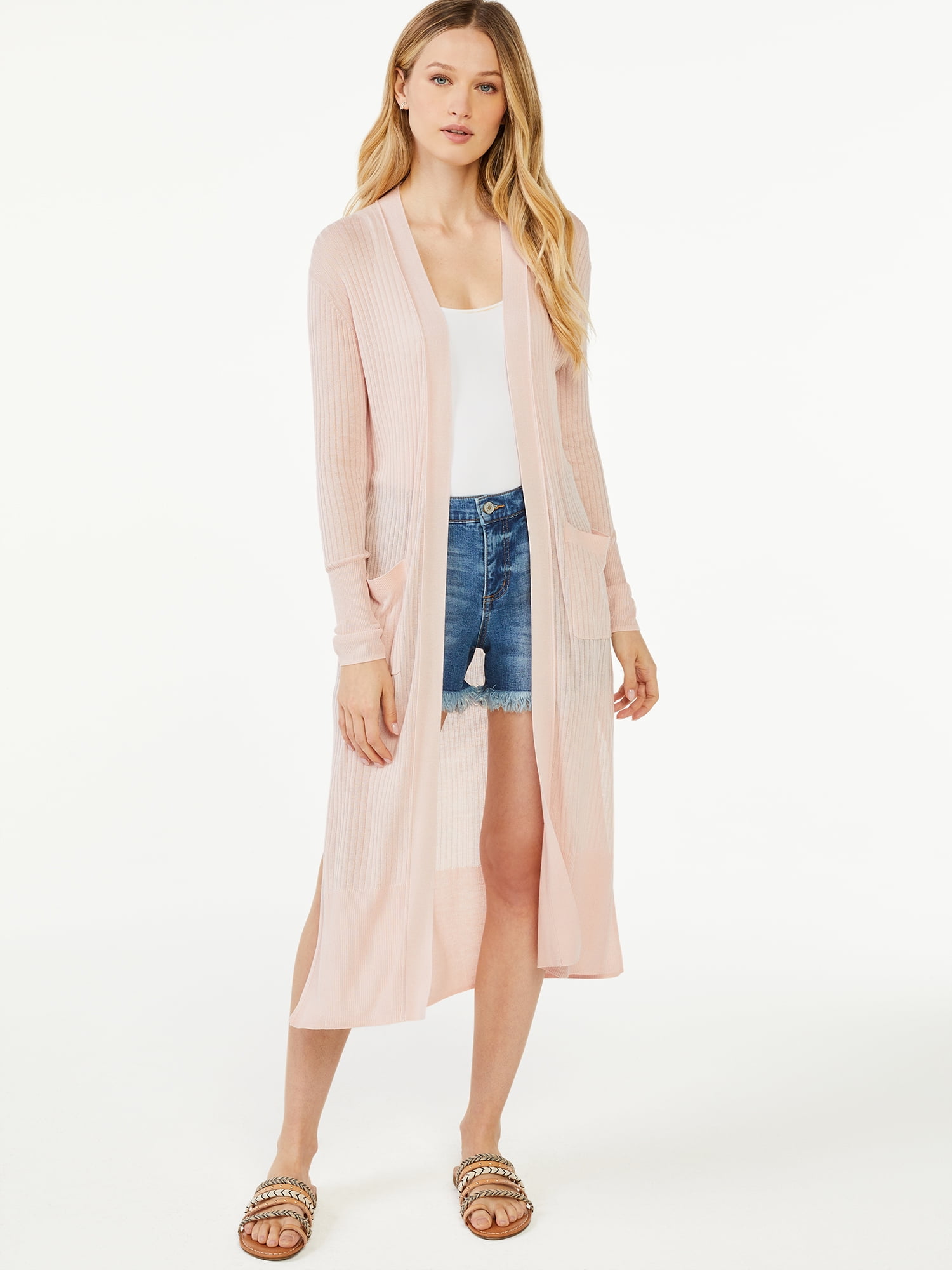 Longline Lightweight Cardigan - Walmart 