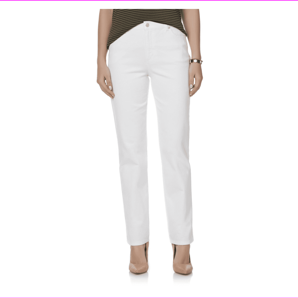 gloria vanderbilt white jeans