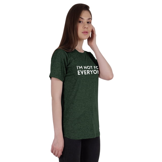 Inkmeso Womens Quote Top Im Not For Everyone Graphic Print Tee T-Shirt