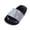 Black, variant on Girl's Sequin Beach Sandals Sparkly Open Square Toe Flat Sandals Slip on Cute Slides