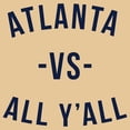 thumbnail image 5 of UGP Campus Apparel Atlanta Vs All Y'all Mens T-Shirt - Large - Vegas Gold, 5 of 6