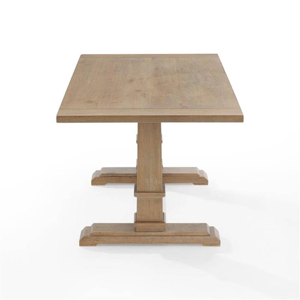 Crosley Furniture Joanna Modern Wood Dining Table in Rustic Brown