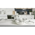 thumbnail image 5 of ALPHA LIVING Chafing Dish Buffet Set of 2 – Complete Stainless Steel Chaffe Buffet Set with Glass, 5 of 8