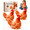 3pcs, variant on Chicken-Shaped Plush Pillow, Soft Furry Sofa Cushion Decorations, Quirky Hammock/Camping Accessory Gift Fabric for Chicken Lovers, Surprise White