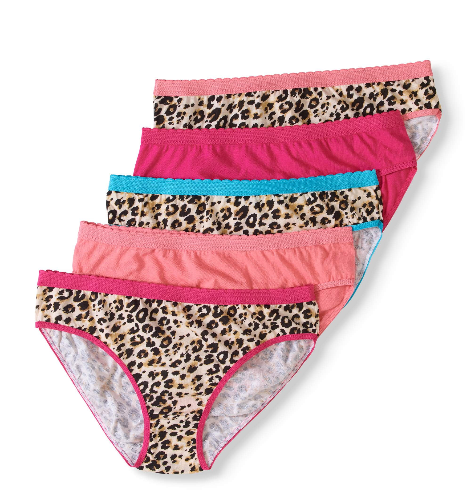 Women's 5 pack hi cut panty