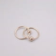 thumbnail image 4 of K-KED Au750 Real 18K Yellow Gold Earrings Hoop For Women Female Small Beads Earrings -Yellow Gold, 4 of 6