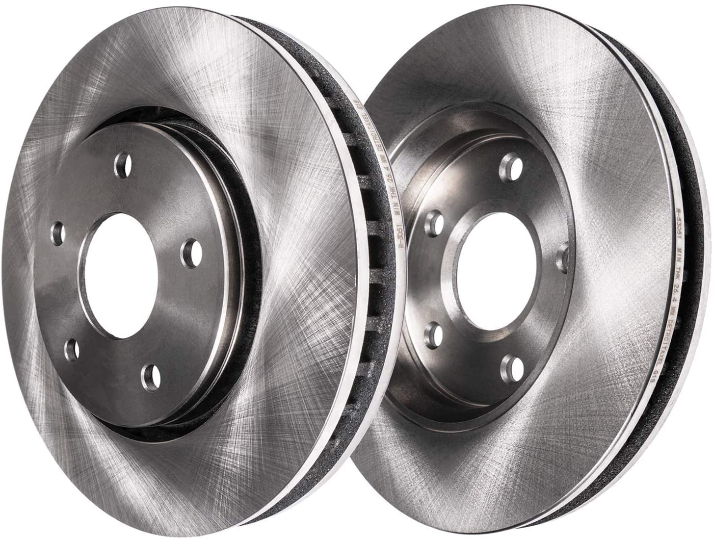 Detroit Axle - Front Brake Rotors for Infiniti EX35 EX37 FX35 FX45 G35 G37 M35H M37 M45 M356 QX50 QX70 Nissan 350Z 370Z Maxima Murano Altima Brakes Rotors: 12.60" Rotor